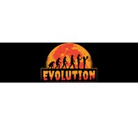 Creepy Evolution Halloween Bumper Sticker