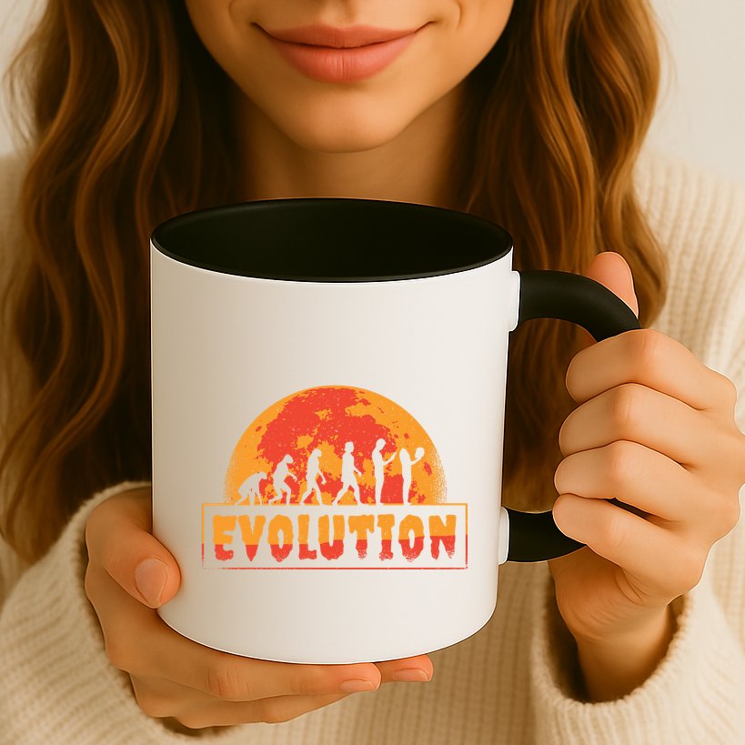 Creepy Evolution Halloween Mug