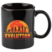 Creepy Evolution Halloween 11oz C Handle Ceramic Mug