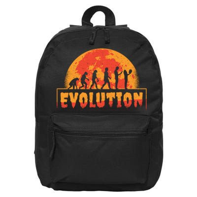 Creepy Evolution Halloween 16 in Basic Backpack