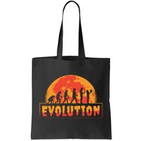 Creepy Evolution Halloween Tote Bag