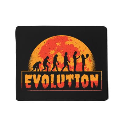 Creepy Evolution Halloween Mousepad