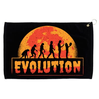 Creepy Evolution Halloween Grommeted Golf Towel