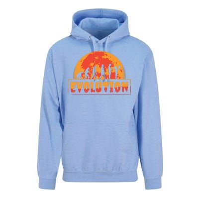 Creepy Evolution Halloween Unisex Surf Hoodie