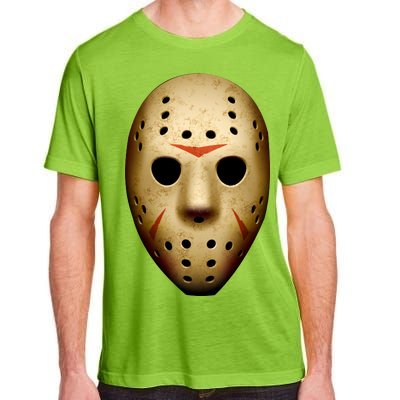 Creepy Goalie Hockey Halloween Mask Adult ChromaSoft Performance T-Shirt