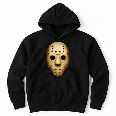 Creepy Goalie Hockey Halloween Mask Hoodie