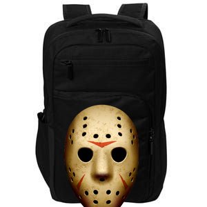 Creepy Goalie Hockey Halloween Mask Impact Tech Backpack