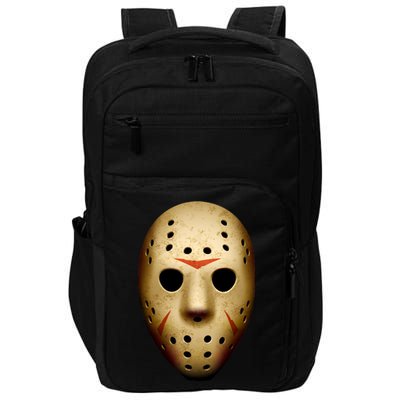 Creepy Goalie Hockey Halloween Mask Impact Tech Backpack