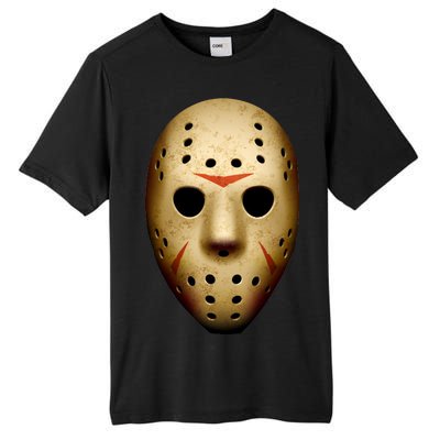 Creepy Goalie Hockey Halloween Mask Tall Fusion ChromaSoft Performance T-Shirt