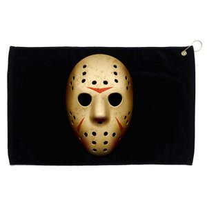 Creepy Goalie Hockey Halloween Mask Grommeted Golf Towel