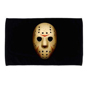 Creepy Goalie Hockey Halloween Mask Microfiber Hand Towel