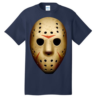 Creepy Goalie Hockey Halloween Mask Tall T-Shirt