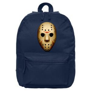 Creepy Goalie Hockey Halloween Mask 16 in Basic Backpack