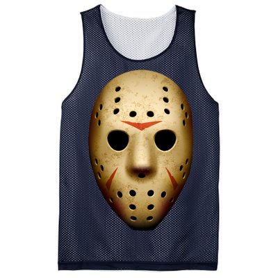 Creepy Goalie Hockey Halloween Mask Mesh Reversible Basketball Jersey Tank