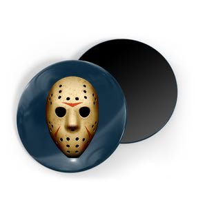 Creepy Goalie Hockey Halloween Mask Magnet