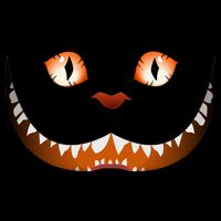 Creepy Halloween Cat Face Sustainable Bucket Hat