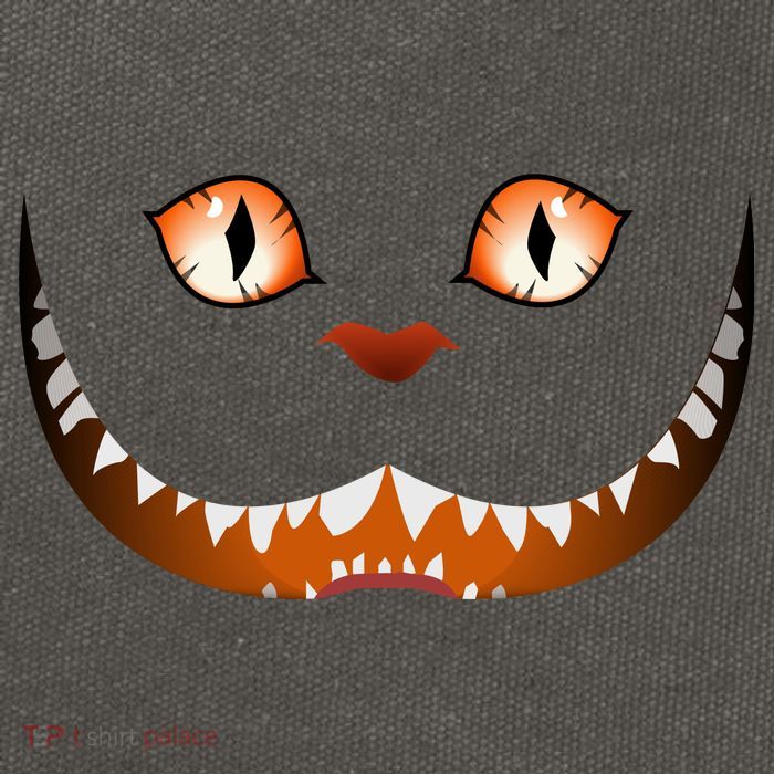 Creepy Halloween Cat Face Cotton Canvas Backpack