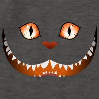 Creepy Halloween Cat Face Vector Backpack