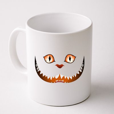 Creepy Halloween Cat Face Coffee Mug