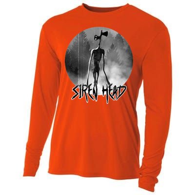 Creepy Siren Head Horror Cooling Performance Long Sleeve Crew