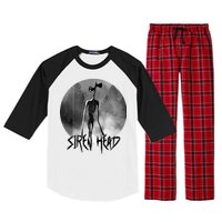 Creepy Siren Head Horror Raglan Sleeve Pajama Set