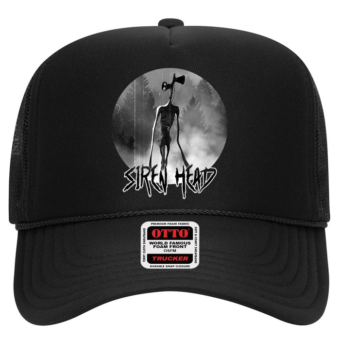 Creepy Siren Head Horror Trucker Hat