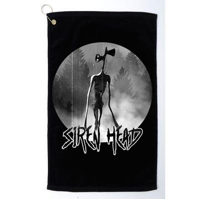 Creepy Siren Head Horror Golf Towel