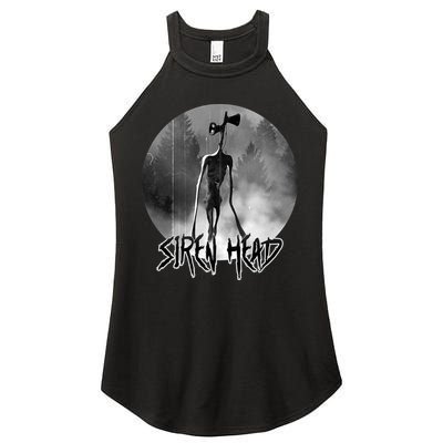 Creepy Siren Head Horror Women's Perfect Tri Rocker Tank