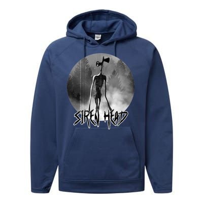 Creepy Siren Head Horror Performance Fleece Hoodie