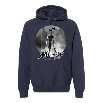 Creepy Siren Head Horror Premium Hoodie