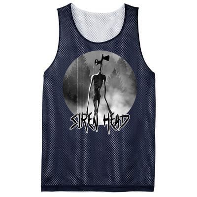 Creepy Siren Head Horror Mesh Reversible Basketball Jersey Tank