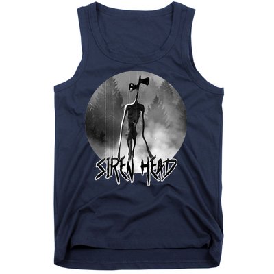 Creepy Siren Head Horror Tank Top