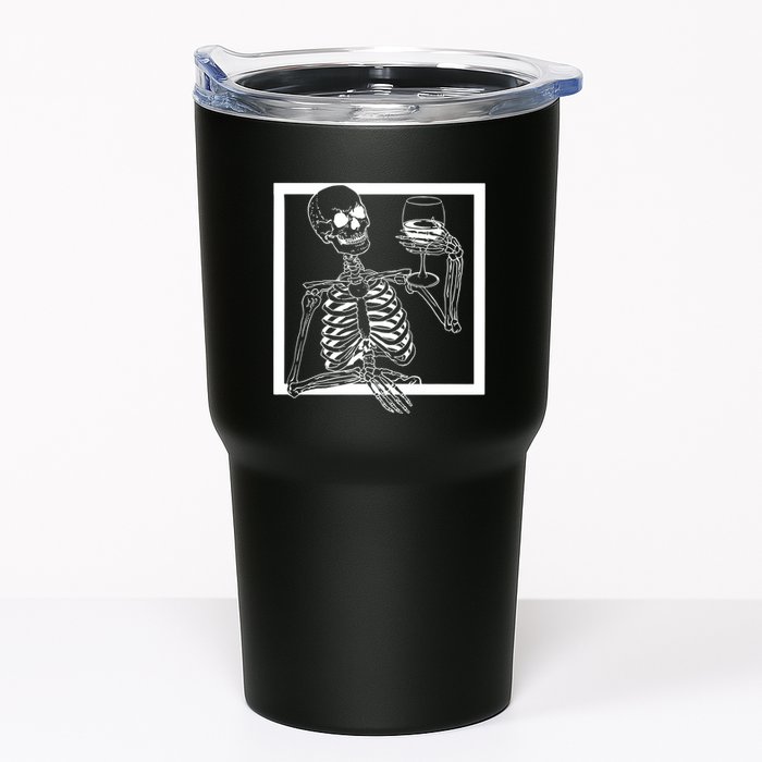 Creepy Skeleton Wine Tumbler