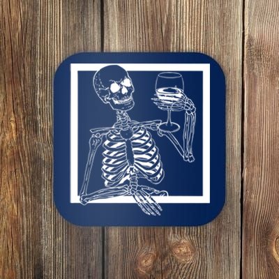 Creepy Skeleton Wine Coaster