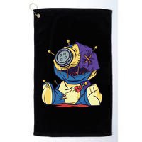 Creepy Voodoo Doll Golf Towel