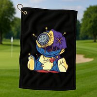 Creepy Voodoo Doll Golf Towel