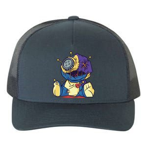 Creepy Voodoo Doll Yupoong Adult 5-Panel Trucker Hat