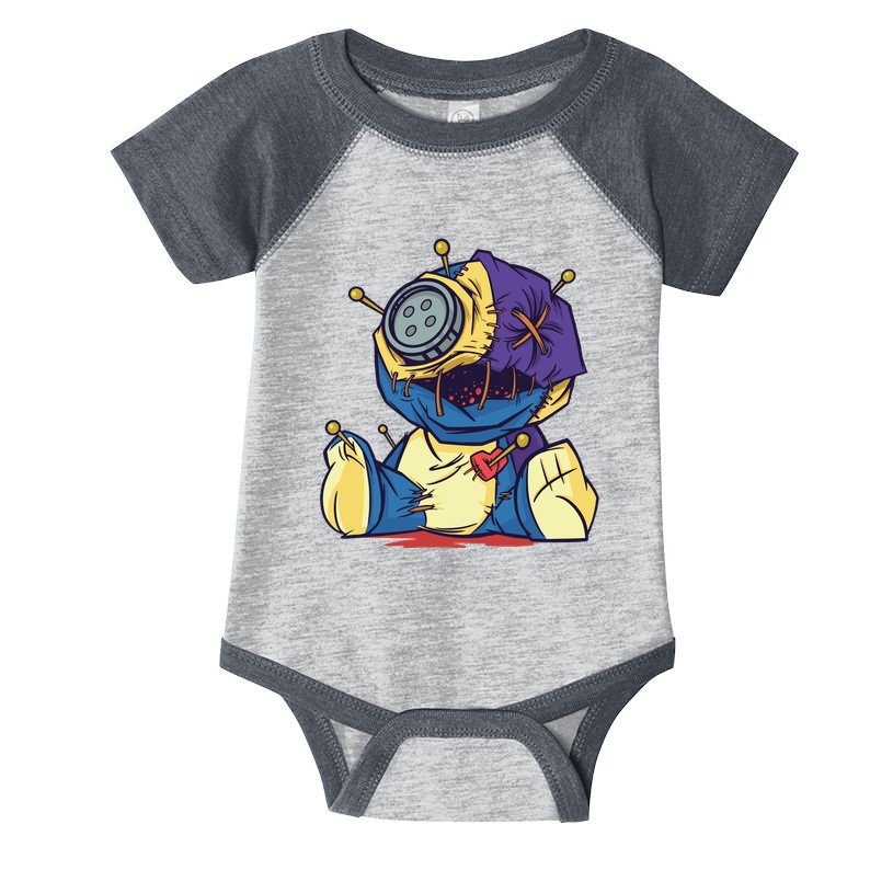 Creepy Voodoo Doll Infant Baby Jersey Bodysuit