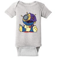 Creepy Voodoo Doll Baby Bodysuit