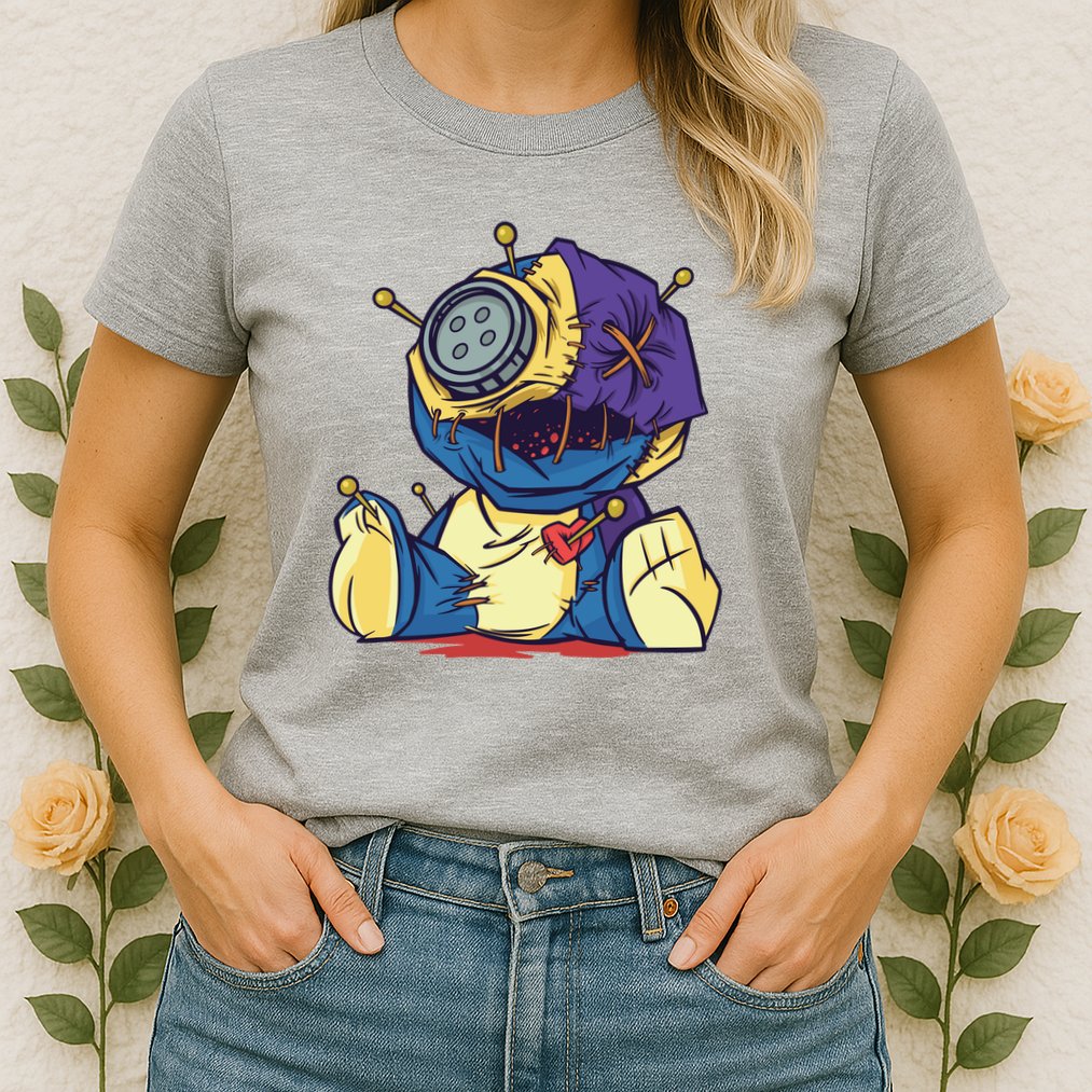 Creepy Voodoo Doll Womens T-Shirt