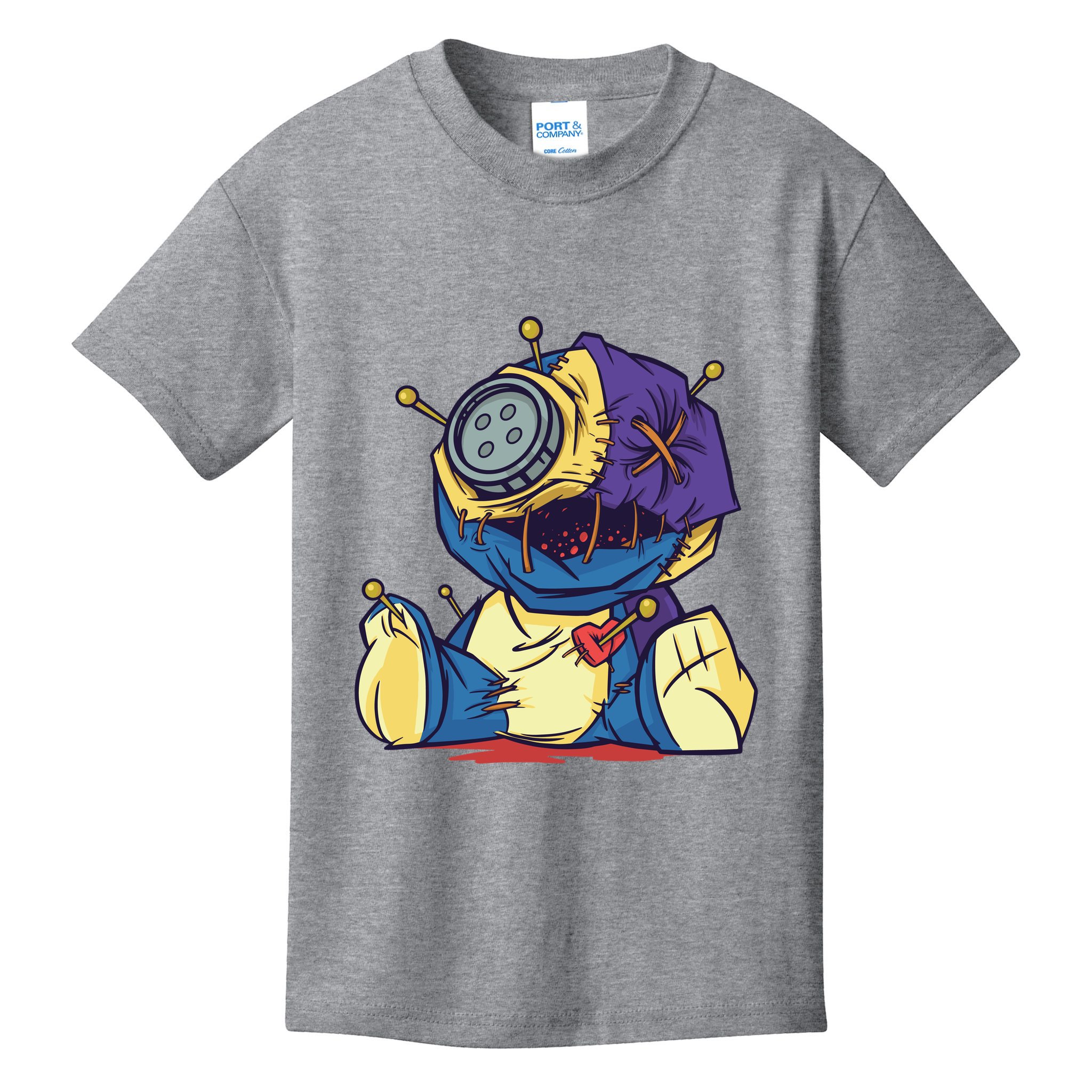 Creepy Voodoo Doll Kids T-Shirt