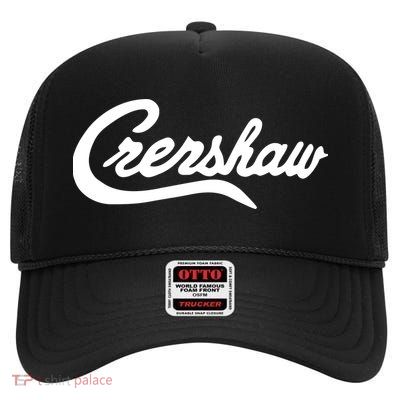 Crenshaw California High Crown Mesh Back Trucker Hat