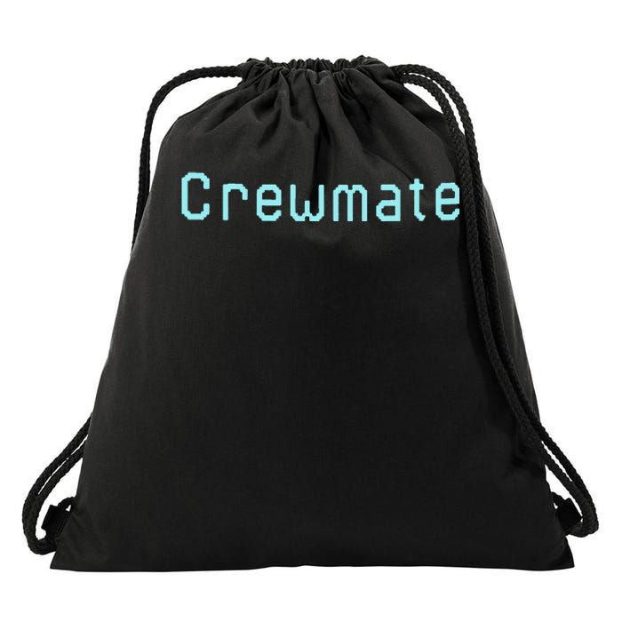 Crewmate Meme Among Us Drawstring Bag