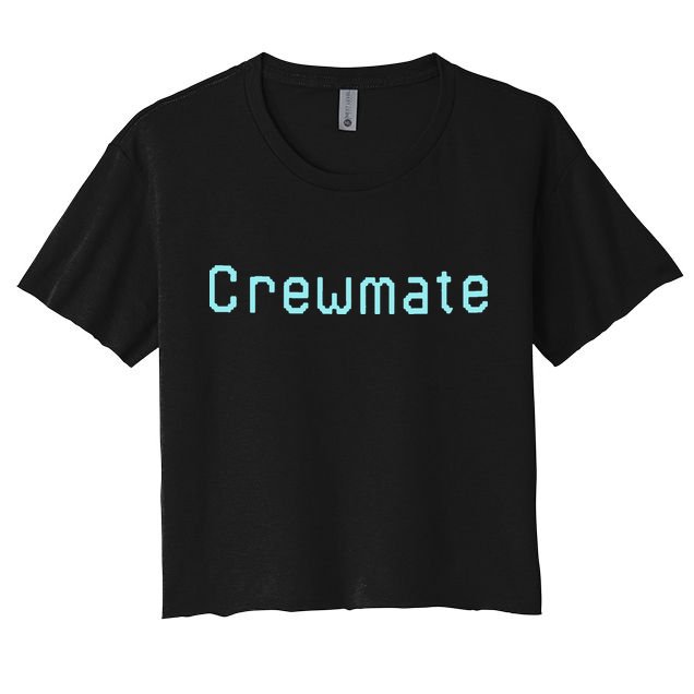 Crewmate Meme Among Us Crop Top