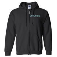 Crewmate Meme Among Us Full Zip Hoodie