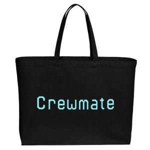 Crewmate Meme Among Us Cotton Canvas Jumbo Tote