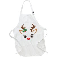 Cute Reindeer Face Christmas Apron