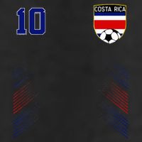 Costa Rica Flag Costa Rican Pride Lovers 7 Panel Mesh Trucker Snapback Hat