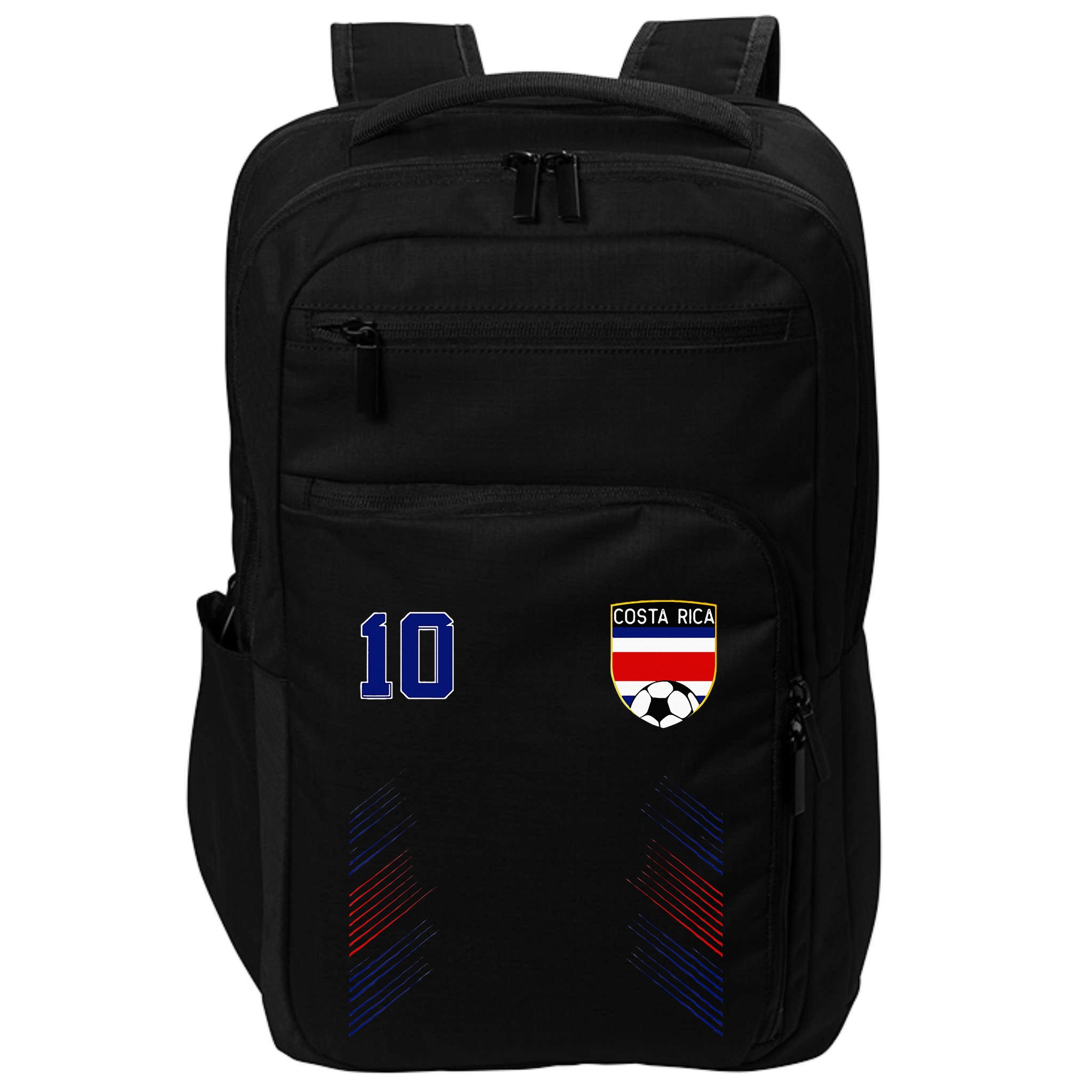 Costa Rica Flag Costa Rican Pride Lovers Impact Tech Backpack