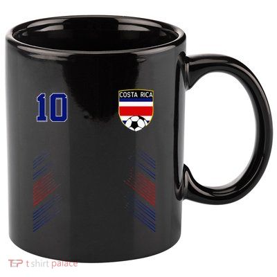 Costa Rica Flag Costa Rican Pride Lovers 11oz C Handle Ceramic Mug